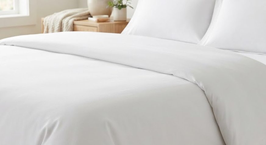 Cloud Percale Duvet Set — detail view