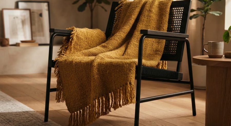 Hemp Cotton Throw — alternate view