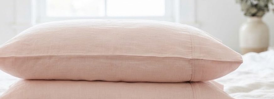 Linen Pillowcase Set — detail view
