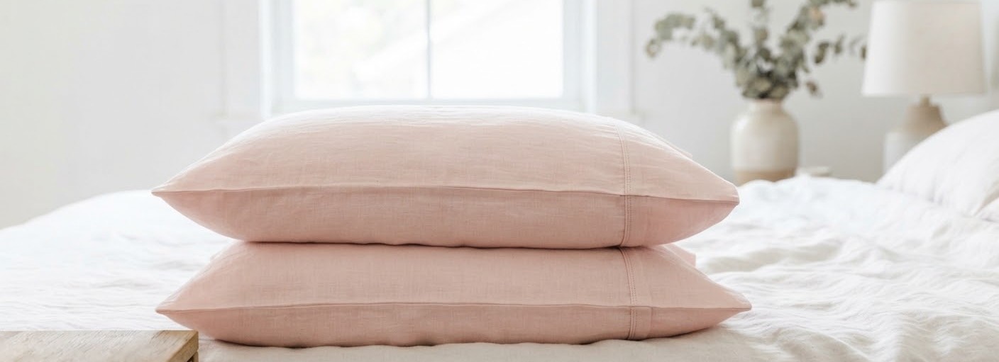 Linen Pillowcase Set — Bedding